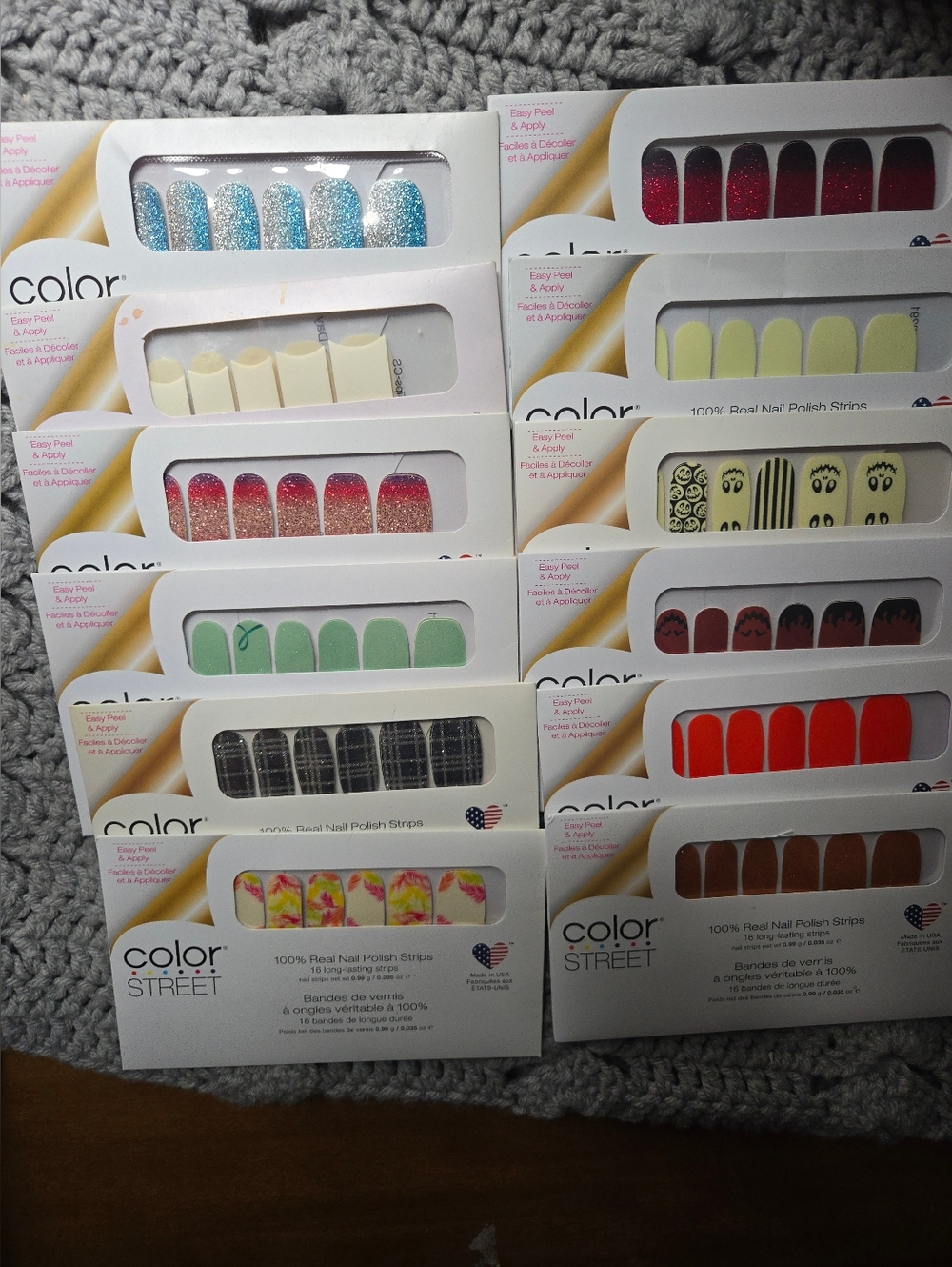 Color Street Assorted Nail Polish Strips - Multi Color Set